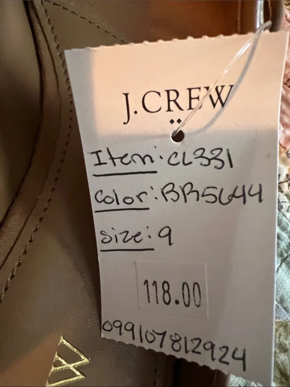 J. Crew Women's Tan Bow-Front Square-Toe Mules